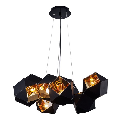 [Q63505-BL] Lámpara colgante CUBE 8 luces